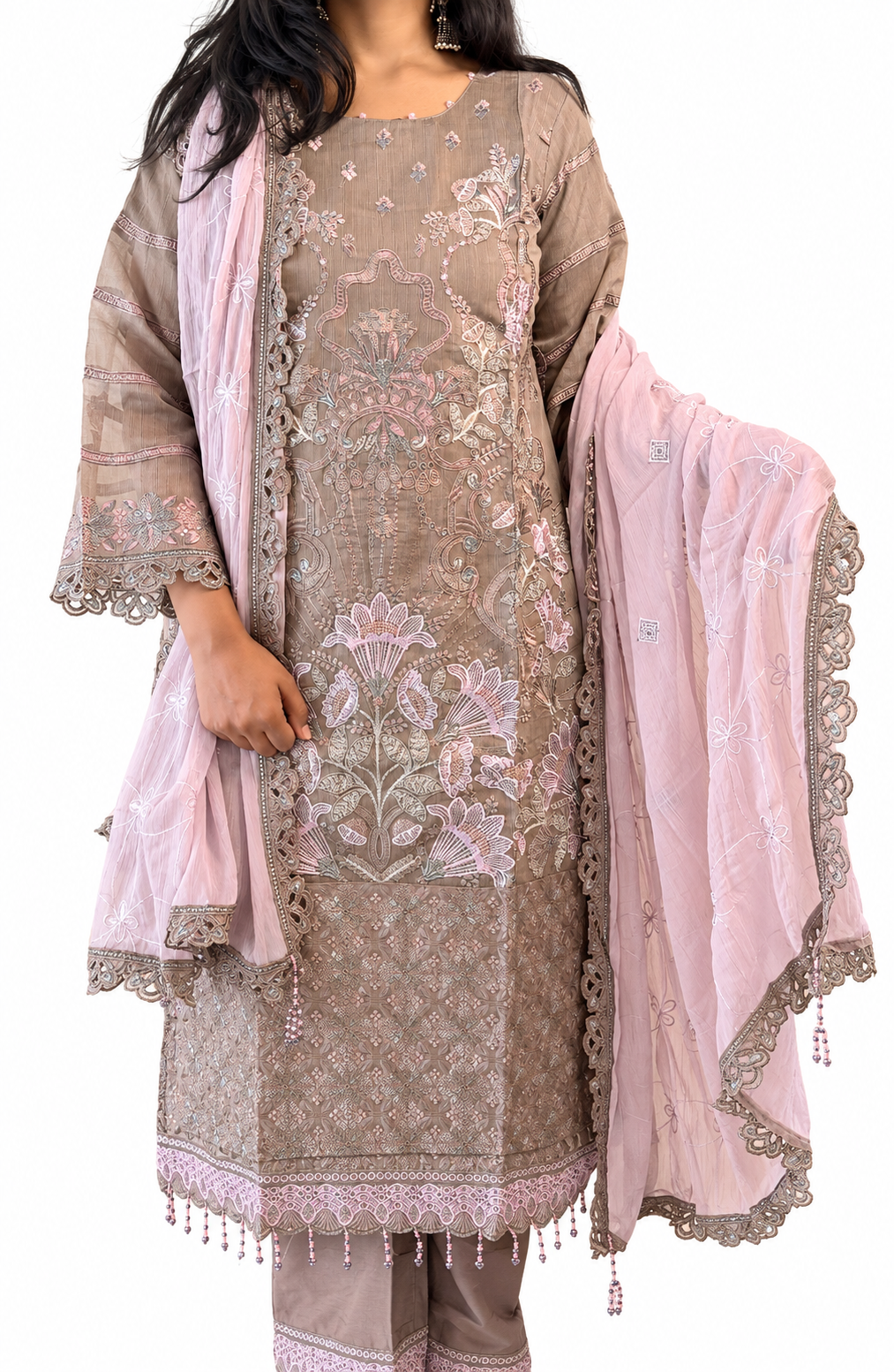 Mariya Gulabi Kali Heavy Suit