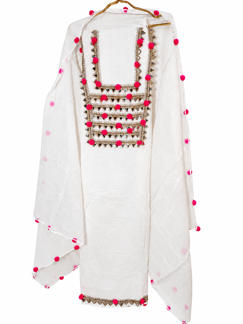 Gulabi Dastaan unstitched suit set