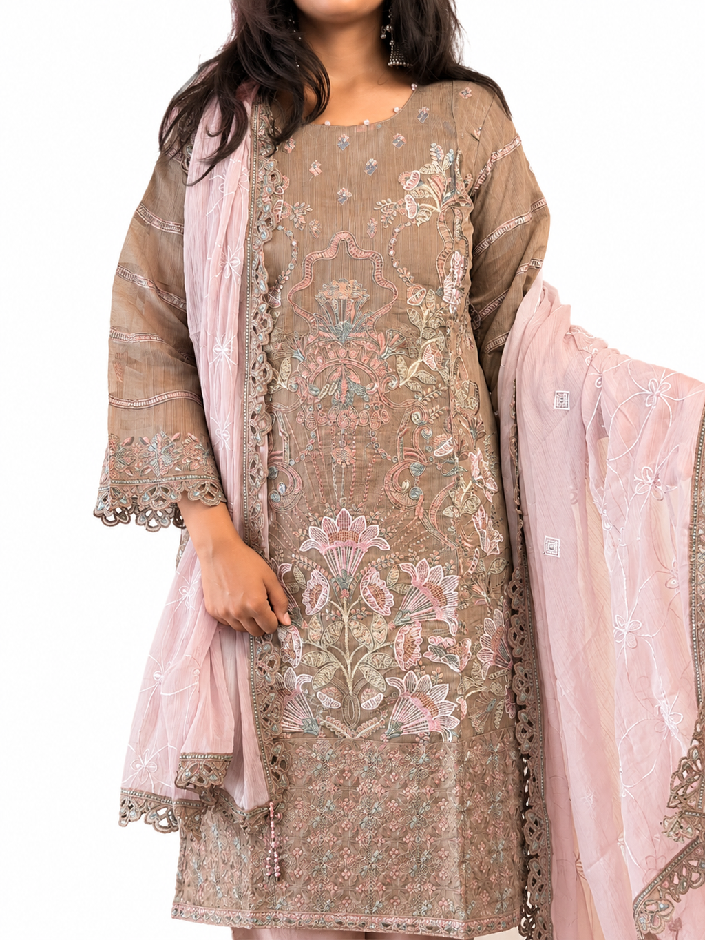 Mariya Gulabi Kali Heavy Suit