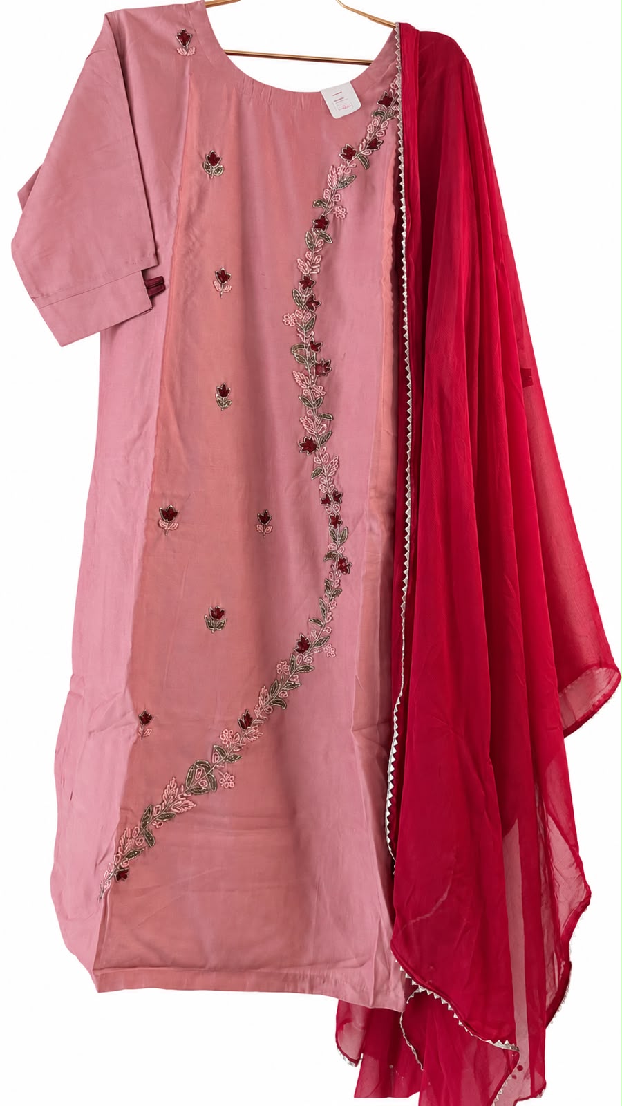 Tanisha dusty-rose suit set