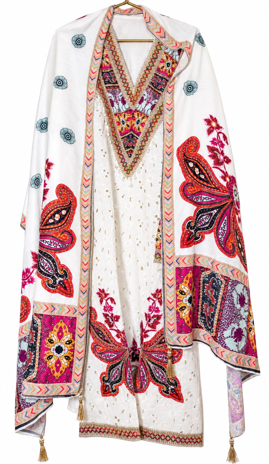 Rang-e-Nazakat semi-stitched salwar suit set