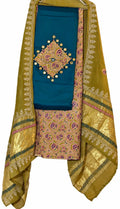 Mehendi sa Rang unstitched suit set