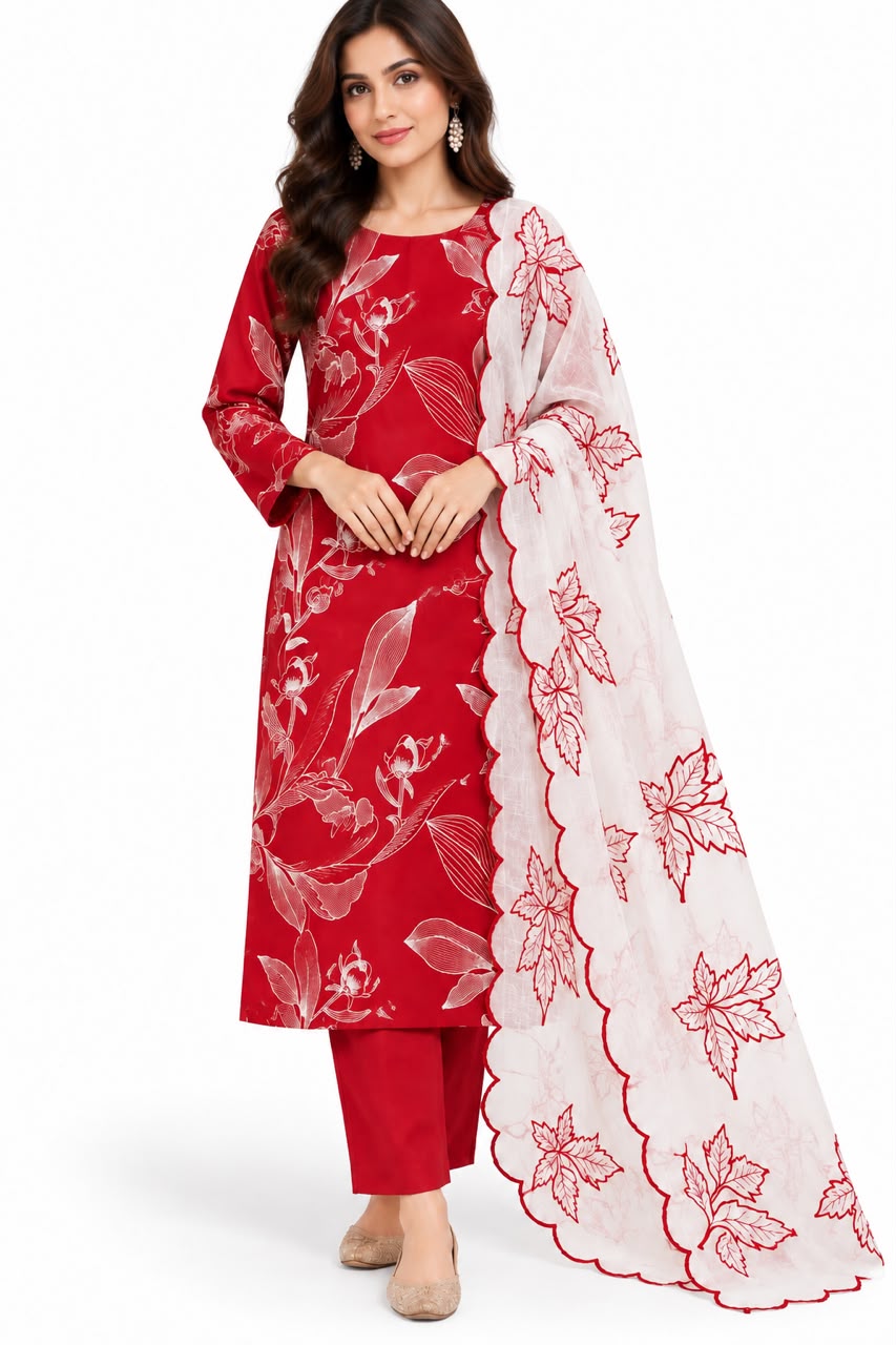 Sunehri Shaam unstitched suit set