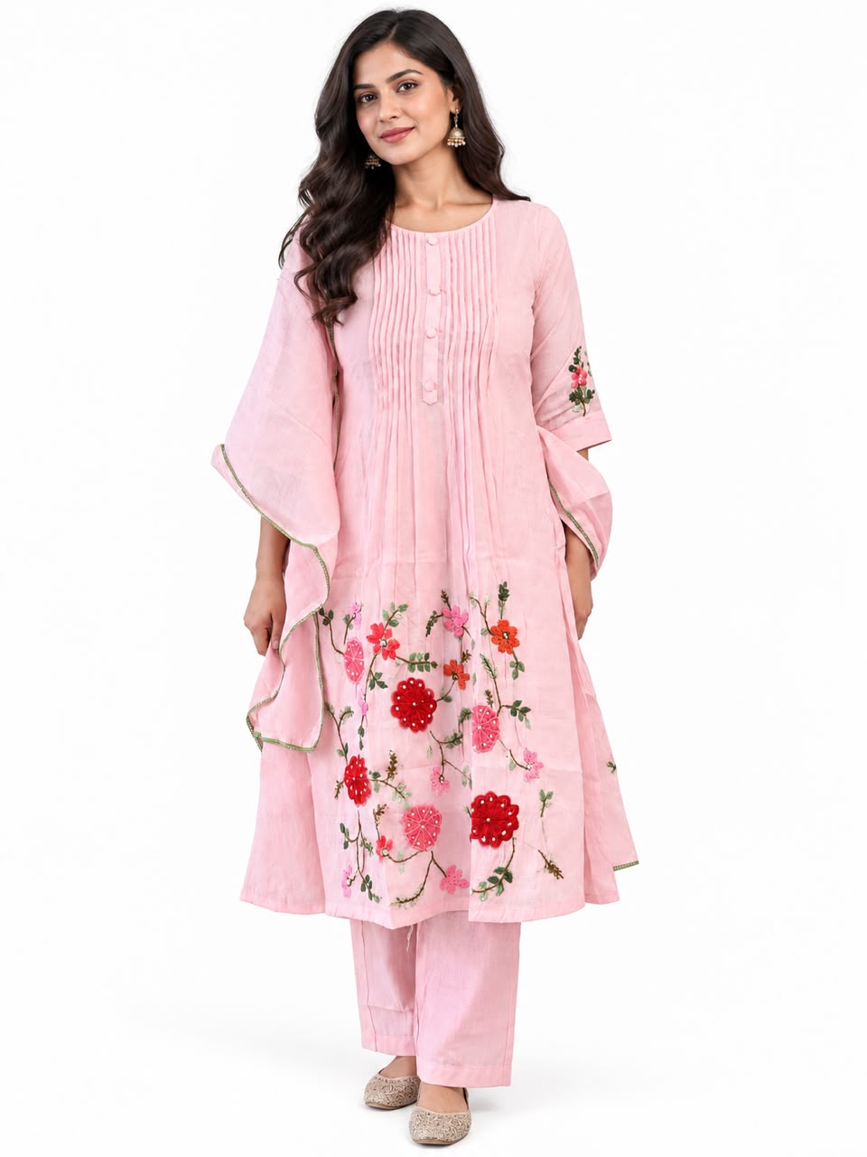Roohani Gulab Pink Suit Set